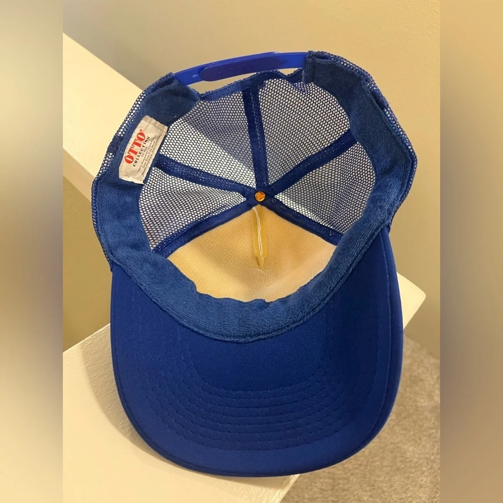 Fremont Blue and White Trucker Hat - Retro inspired